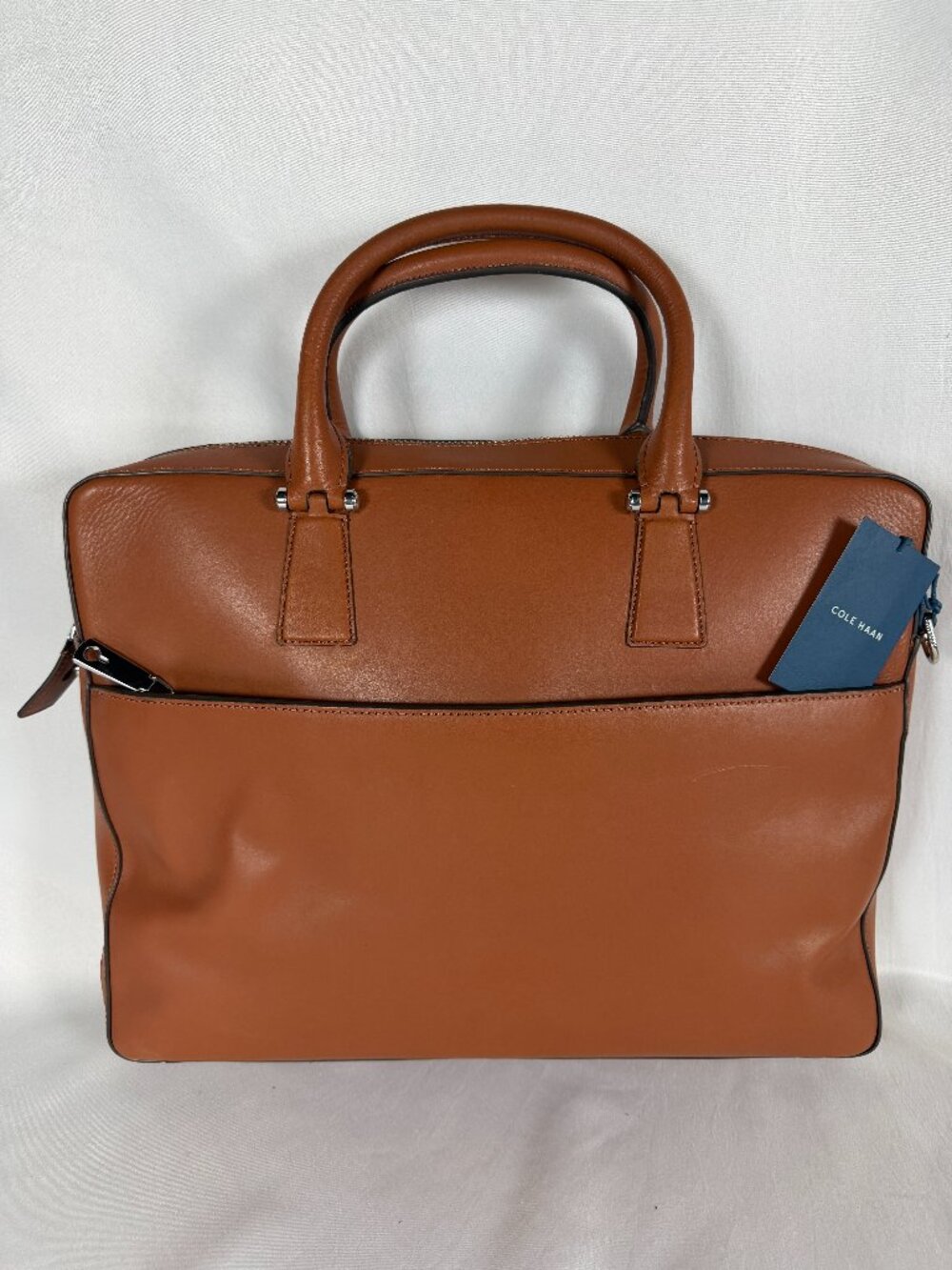 Cole Haan Washington Grand Attache Bag Brandy Brown NWT $450 value